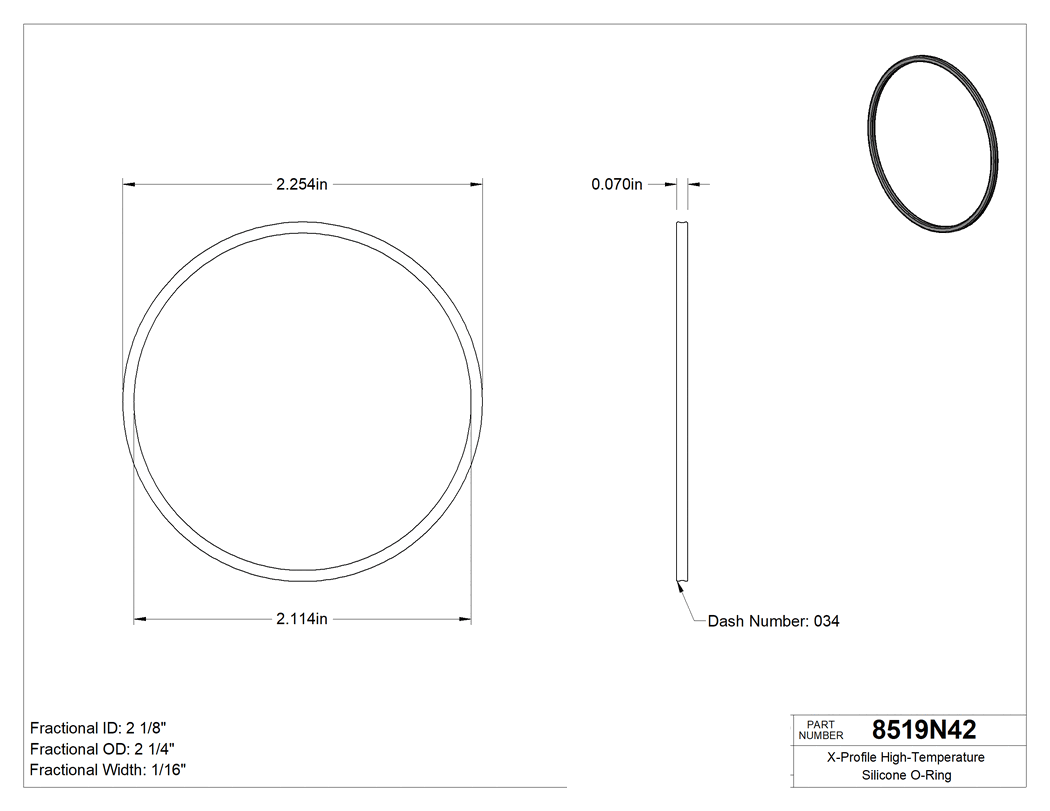 Technical drawing - 8519N42